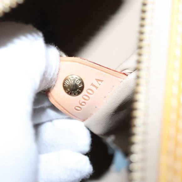 LOUIS VUITTON Monogram Vernis Bedford Hand Bag Beige M91006 LV Auth 99860 - Picture 12 of 16